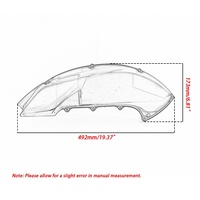 DANCARO couvercle de filtre à Air de moto vue dégagée capuchon de couvercle de boîte à Air mise à niveau de Performance à haut débit pour accessoires YAMAHA NMAX155 V1 V2