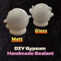 Scellant pour artisanat en plâtre Xinjuda, Scellant pour plâtre haute brillance, Revêtement facile à essuyer pour les créations et statues en plâtre DIY