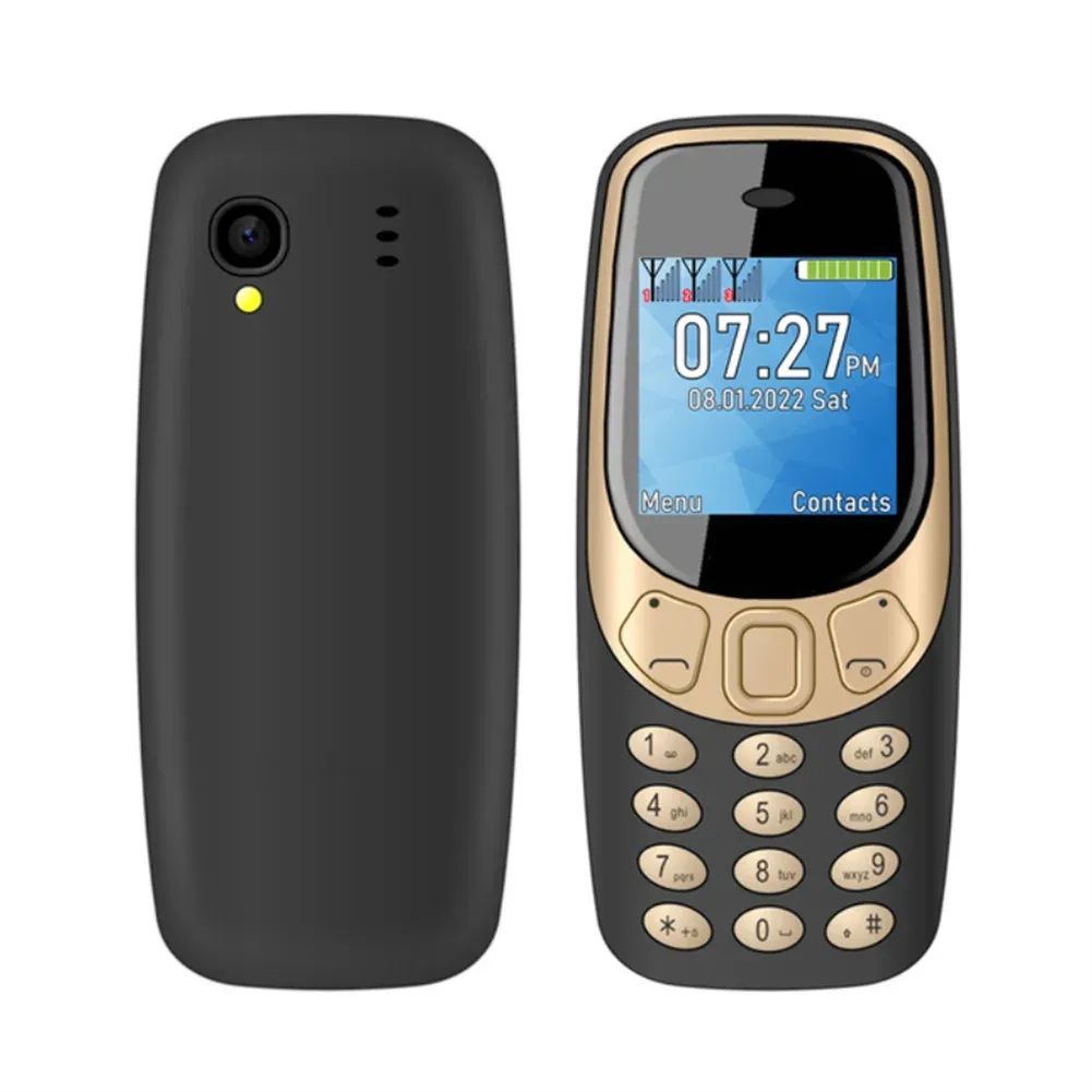 Q3308 Pro 3 SIM Card 3 Standby Mini piccolo telefono cellulare composizione magica voce Fm Radio Celulares registrazione senza fili di chiamata cellulare