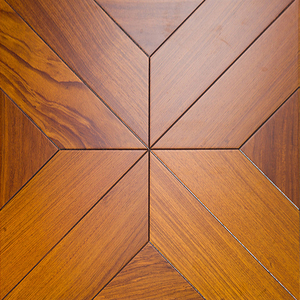 Parquet en bois AVANTIMORA REACH, revêtement en poudre, installation facile, qualité ABC, 14 mm, 15 mm, multicouche, teck, T&G, pour salle d'exposition - Product Image 1