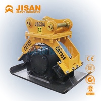 Compacteur à plaques vibrantes hydrauliques JISAN JSC08 pour excavatrice avec couple de charge élevé
