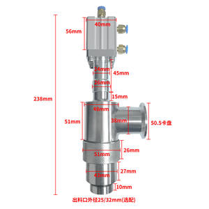 304 Abfüllmaschinen-Ausgussdüse für Pasten und Flüssigkeiten, Abfüllkopf-Zubehör, Anti-Tropf-Füllkopf - Product Image 2