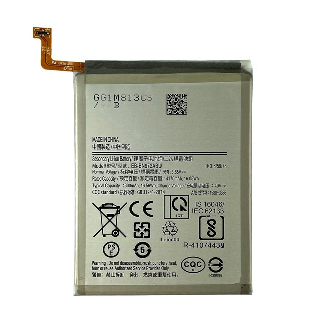 For Galaxy Note 10 Plus 4170mAh Battery Pack (EB-BN972ABU) Stock Mobile Phone Accessory