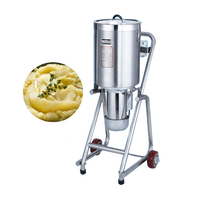 ITO Commerciële Elektrische Voedselsnijder/Hakselaar 50L Groente- & Fruitsausmachine met 4500W Motor, Voedselveilige 304 RVS