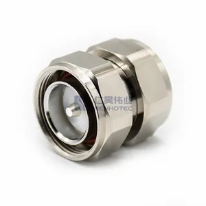 RF Adapter Coaxial Connector Jumper 4.3-10 Male to Male Plug Connector