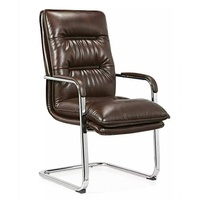 Chaise de conférence de bureau en cuir moderne de luxe chaise de direction pour la formation du personnel de bureau