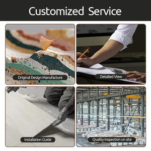 หินเทอร์ราซโซ่ RUNPIN สีเบจอิบุ แผ่นใหญ่ สำหรับปูพื้นและผนังภายใน/ภายนอกอาคาร โซลูชั่นทันสมัยสำหรับโรงแรม - Product Image 6