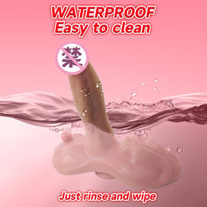 Vibrador Dildo Sit and Ride con Control Remoto, Dildo con Movimiento de Empuje para Estimulación Triple del Clítoris, Punto G y Anal, Juguete Sexual para Adultos y Parejas - Product Image 4