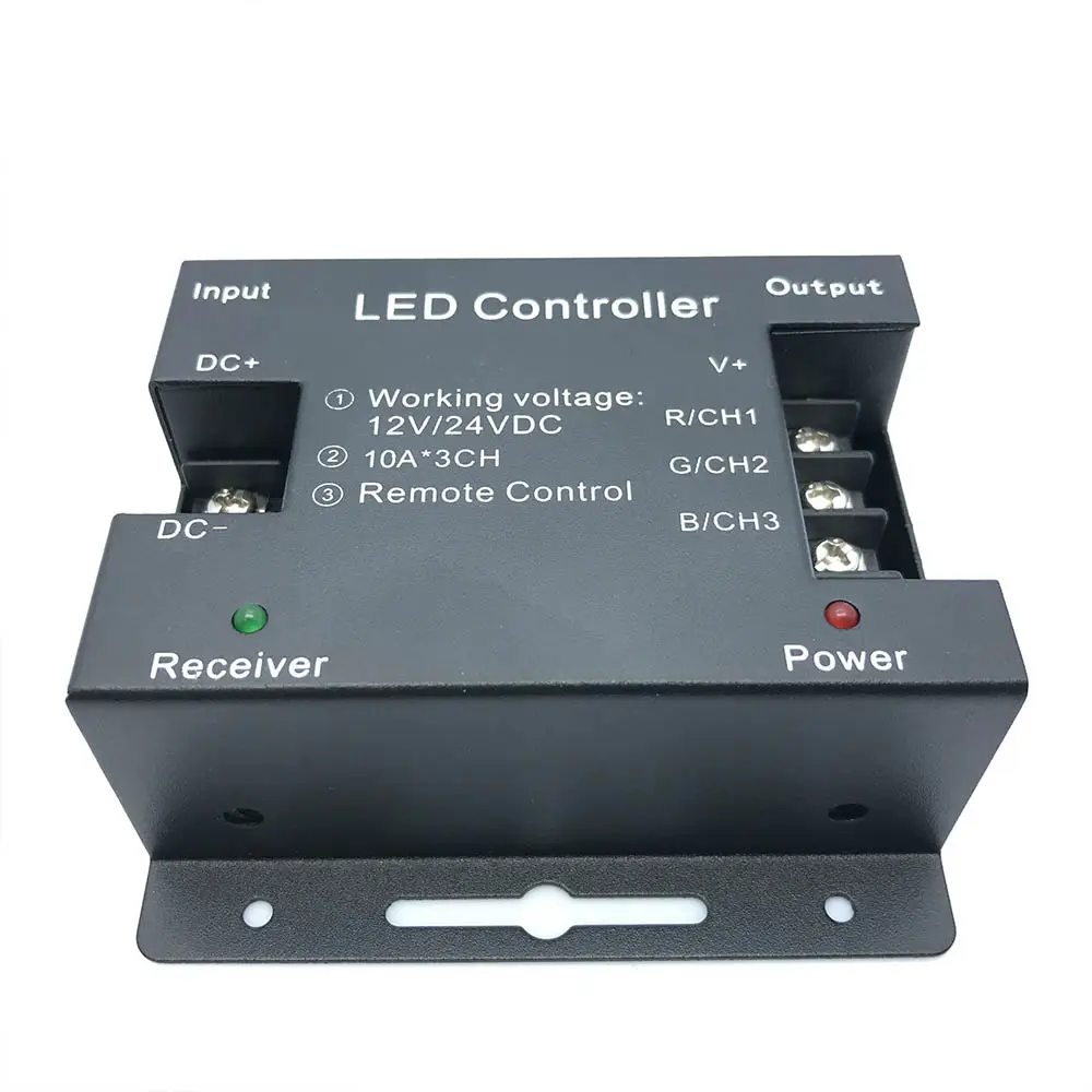 แถบไฟ LED ควบคุม12V 30A CE ROHS,แถบไฟ RGB COB พลังงานสูง24V ซีรีส์สัมผัสไร้สาย RF รีโมทคอนโทรล LED