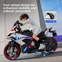Motocicleta Eléctrica Infantil de Dos Ruedas, Scooter Extra Grande para Niños de 1 a 8 Años, Modelo A1-2, para Niños y Niñas, con Asiento para Bebé