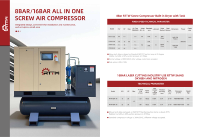 Compresseur d'air à vis intégré à aimant permanent monophasé RTTW 15 kW 20 CV 220 V/50 Hz IP54 avec réservoir de 230 L pour usage industriel