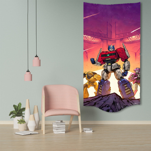 Derniers modèles d'impression d'anime Transformers Optimus Prime Devastator, affiche de décoration pour salon et chambre à coucher, tapisserie - Product Image 1