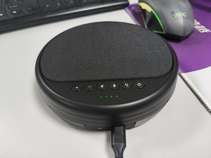 Microphone de <span class=keywords><strong>conférence</strong></span> USB 48K 360° °   Microphone à condensateur omnidirectionnel avec réduction de bruit IA pour les réunions professionnelles <span class=keywords><strong>Zoom</strong></span>/Teams - Product Image 2