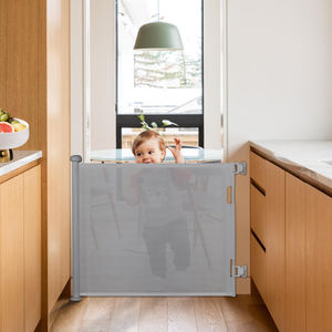 Barrière de sécurité rétractable pour bébé pour les escaliers, barrière de sécurité pour animaux domestiques, filet de sécurité pour escalier, barrière de sécurité pour enfant et bébé - Product Image 3