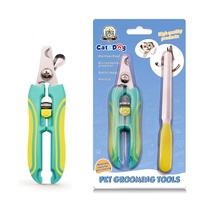 Coupe-ongles pour animaux de compagnie CW5043 avec mécanisme à ressort robuste, bord incurvé tranchant, finition dorée, pour la coupe des ongles et le repiquage des griffes