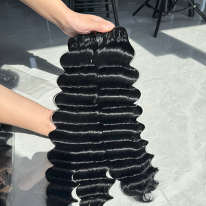 Paquetes de cabello humano brasileño de onda profunda 10-40 pulgadas 100% cabello humano virgen cutícula alineada cabello vietnamita Paquete de onda profunda - Product Image 5