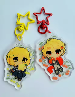 Fabrication de porte-clés en acrylique personnalisés, imprimés, transparents, mignons, avec des motifs de dessins animés, en plastique acrylique