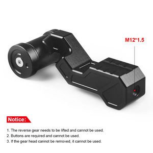 Car Gear <b>Knob</b> Aluminum Alloy Black Ergonomic <b>Shift</b> Lever For Manual Transmission 160mm 115mm - Product Image 3