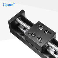 Micro-actuateur linéaire 12-24V T6 à vis sans fin, mini-moteur pas à pas linéaire, rail linéaire, course 50-800mm, petit guide linéaire pour robot