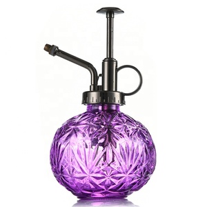 Bottiglia di vetro dello spruzzo di Mister della pianta di forma del diamante 240ml con la pompa superiore Bronzy - Product Image 3