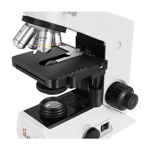 XSZ-107BN tıbbi laboratuvar biyolojik mikroskop kullanım için 4X 10X 40X optik dürbün mikroskop - Product Image 5