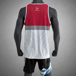 Camiseta sin Mangas con Logotipo Personalizado en Oferta, Camiseta Deportiva de Rugby de Poliéster para Hombre, Estilo Cuadrado - Product Image 2