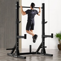 PINJIAN Équipement de fitness pour usage commercial et domestique, Rack de squat avec machine Smith, Rack de squat à poids