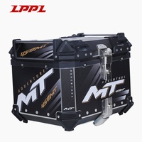Offre Spéciale : Ensemble de 3 Valises en Alliage d'Aluminium Étanche et Antirouille (45L+38L+32L) pour Top Case Moto – Compatible Tous Types de Motos