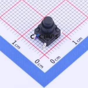 K2-1839SQ-K4SW-04 Tactile Switch SMD-4P,6.2x6.2mm Switch 2.5N Vertical Mount 6.2mm 6.2mm - Product Image 1