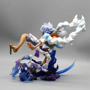 Nika Luffy Sun God <span class=keywords><strong>Combat</strong></span> Pose Manga Collection <span class=keywords><strong>Figurine</strong></span> modèle poupée PVC Anime Figure Statues jouets pour enfants 21CM Gk Gear 5 - Product Image 3