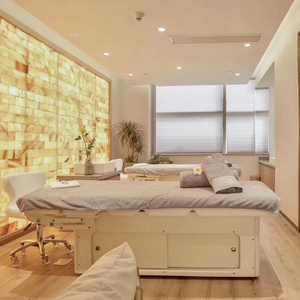 Muebles de salón de belleza, cama cosmética, cama de Spa de belleza de lujo, mesa de masaje seca eléctrica de 3 motores, silla de masaje de cuerpo completo, cama Facial - Product Image 4