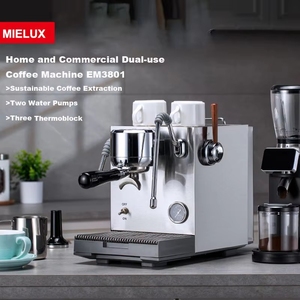 Cafetera Espresso Premium - Cafetera Espresso Semiautomática y Máquina de Cappuccino, de Alta Calidad para Uso Comercial/Doméstico - Product Image 2
