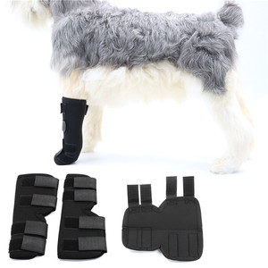 Soporte de Rodilla para Perro, Negro, Ajustable, Soporte Articular para la Recuperación de Mascotas, Protección de Patas de Perro, Ortesis Ortopédicas - Product Image 1