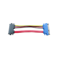 SATA Female Ke Male 7 + 15P Kabel Ekstensi Kabel Data Sata dan Kabel Daya