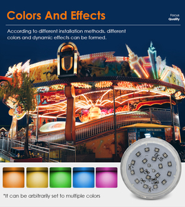 Chất lượng cao 24V 3 Wát RGB LED điểm ánh sáng độ sáng cao IP65 mini LED chiếu sáng cho vui chơi giải trí funfair & cảnh quan cho công viên chủ đề - Product Image 5