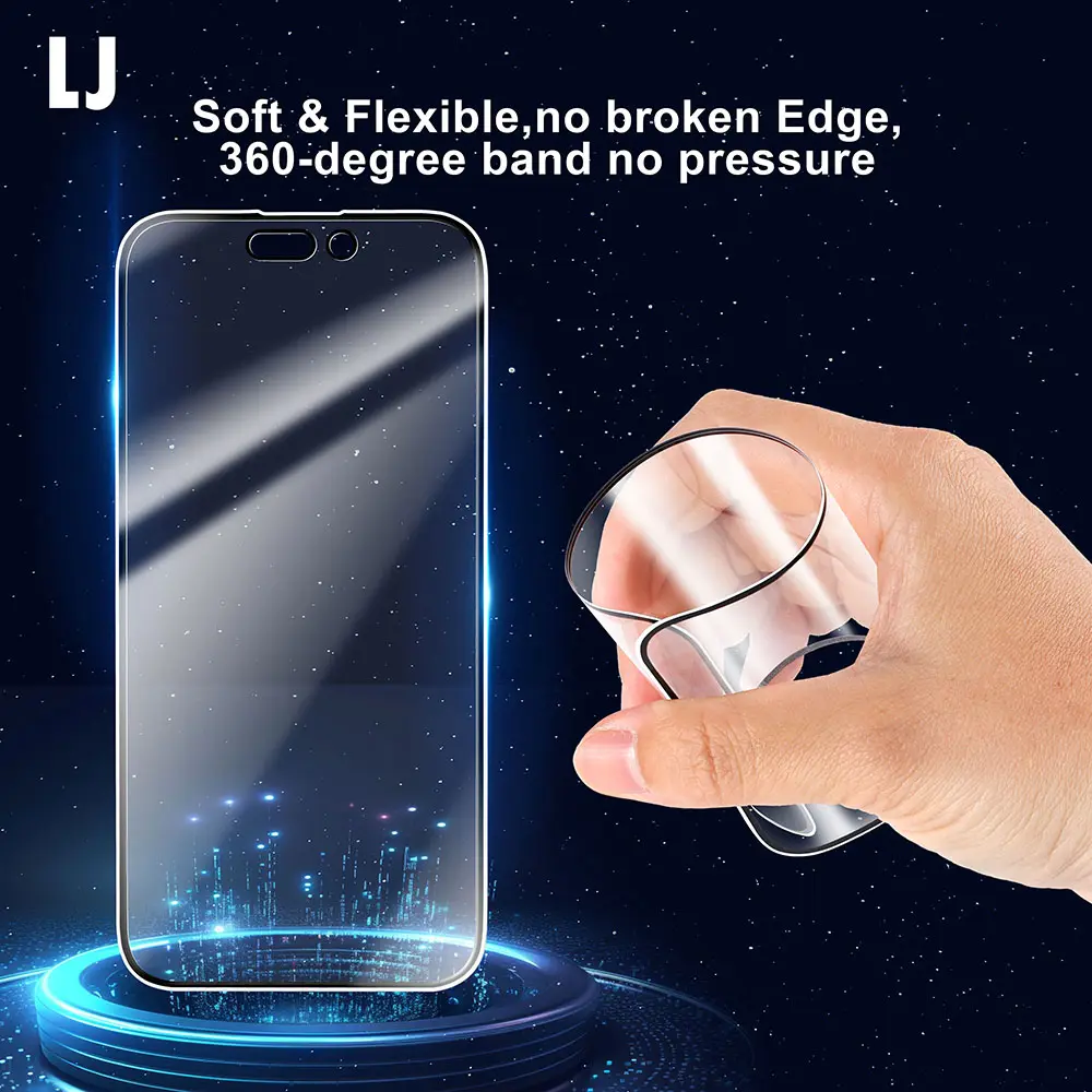 HD Clear Ceramics 360 degree Fold Screen Protector Soft Film Anti-Fingerprint Anti Shock Mobile Phone For iPhone 14 Pro