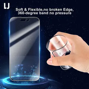 HD temizle seramik 360 derece paravan koruyucu yumuşak Film anti-parmak izi Anti şok cep telefonu iPhone 14 için Pro