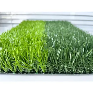חצי infill כדורגל דשא 25mm 30mm כדורגל דשא סינטטי ירוק דשא שטיח