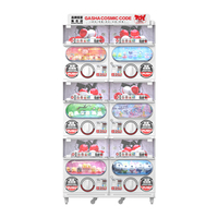 DOZIYU Cosmic Code VI Distributeur de capsules multi-boîtes pour jouets Gacha Gachapon, acceptant Jetons, Pièces de monnaie, Code QR, Carte de crédit