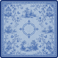 Tapis de Mahjong de la Série Grandmillennial, en Caoutchouc Naturel Écologique, Motif Floral Vintage en Dentelle, Protection de Table pour Mahjong