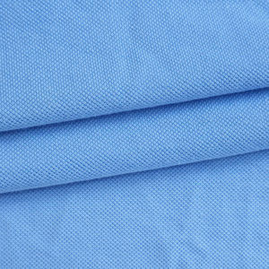 Tela de Malla de Perlas de Poliéster y Algodón Elástica y Transpirable de 220 g/m², Personalizada de Fábrica, al por Mayor, para Camisetas Polo y Vestidos de Mujer y Hombre - Product Image 5