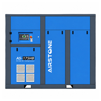 Compresor de Aire de Tornillo Rotativo de Servicio Pesado Airstone 132KW 175HP 7-12Bar de Velocidad Fija con Accionamiento Directo para Minería de Litio en Argentina
