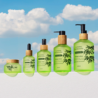 Ensemble de flacons en verre de 30 ml et 60 ml pour cosmétiques, flacons de lotion et pots de 30 g, emballage pour soins de la peau, pots de crème pour le visage