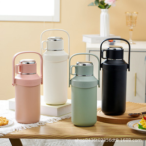 Stainless Steel Insulated <b>Bottle</b> 316L 24H Thermal For Outdoor Camping All People Straight Cup Design - Product Image 1