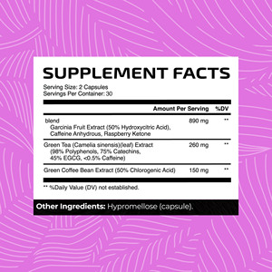 Cápsulas Quemagrasas de Alta Calidad con Té Verde, Promueve un Metabolismo Saludable, Apoya la Energía, Favorece la Quema de Grasa - Product Image 2