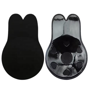 Offre Spéciale : Couvre-tétons en silicone réutilisable, invisibles, sans couture, sexy, rembourrés, effet push-up, <span class=keywords><strong>forme</strong></span> oreilles de lapin - Product Image 2