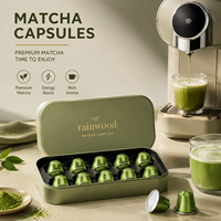 Cápsulas de Café Matcha Rainwood 3g, Polvo de Té Verde en Cápsulas, Proveedor Mayorista de Fábrica OEM