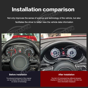 Baoshang cụm kỹ thuật số buồng lái ảo cho Audi A3 2014-2020instrumentation xe đa phương tiện Máy nghe nhạc Bảng điều khiển tốc độ màn hình đồng hồ - Product Image 2