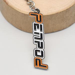 Porte-clés personnalisé tendance, design 2D/3D, émail souple, alliage de zinc, pendentif en forme de logo personnalisé, ornement avec couleur et taille personnalisées, imperméable - Product Image 2