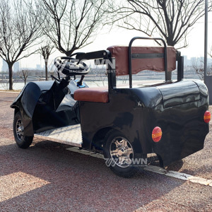 Voiture classique vintage artisanale, assemblée à la main, rétro, plusieurs sièges en option, pour parcs culturels, accueil touristique, usage professionnel - Product Image 3